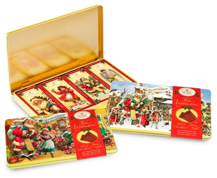 Шоколад Heidel молочный Christmas Nostalgia в новогодней коробке, 120 г