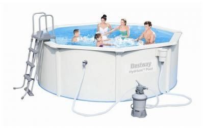 Бассейн со стальными стенками 360х120см BestWay 56574