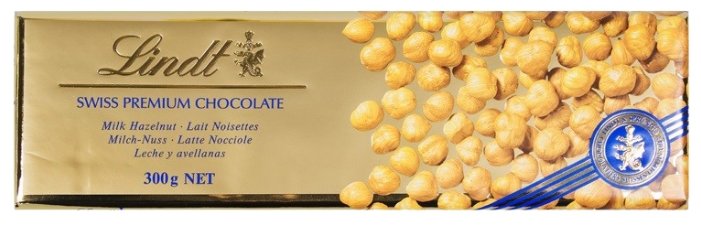 Шоколад Lindt Swiss Premium молочный с цельным фундуком, 31% какао, 300 г Шоколад Lindt Swiss Premium молочный с цельным фундуком, 31% какао, 300 г