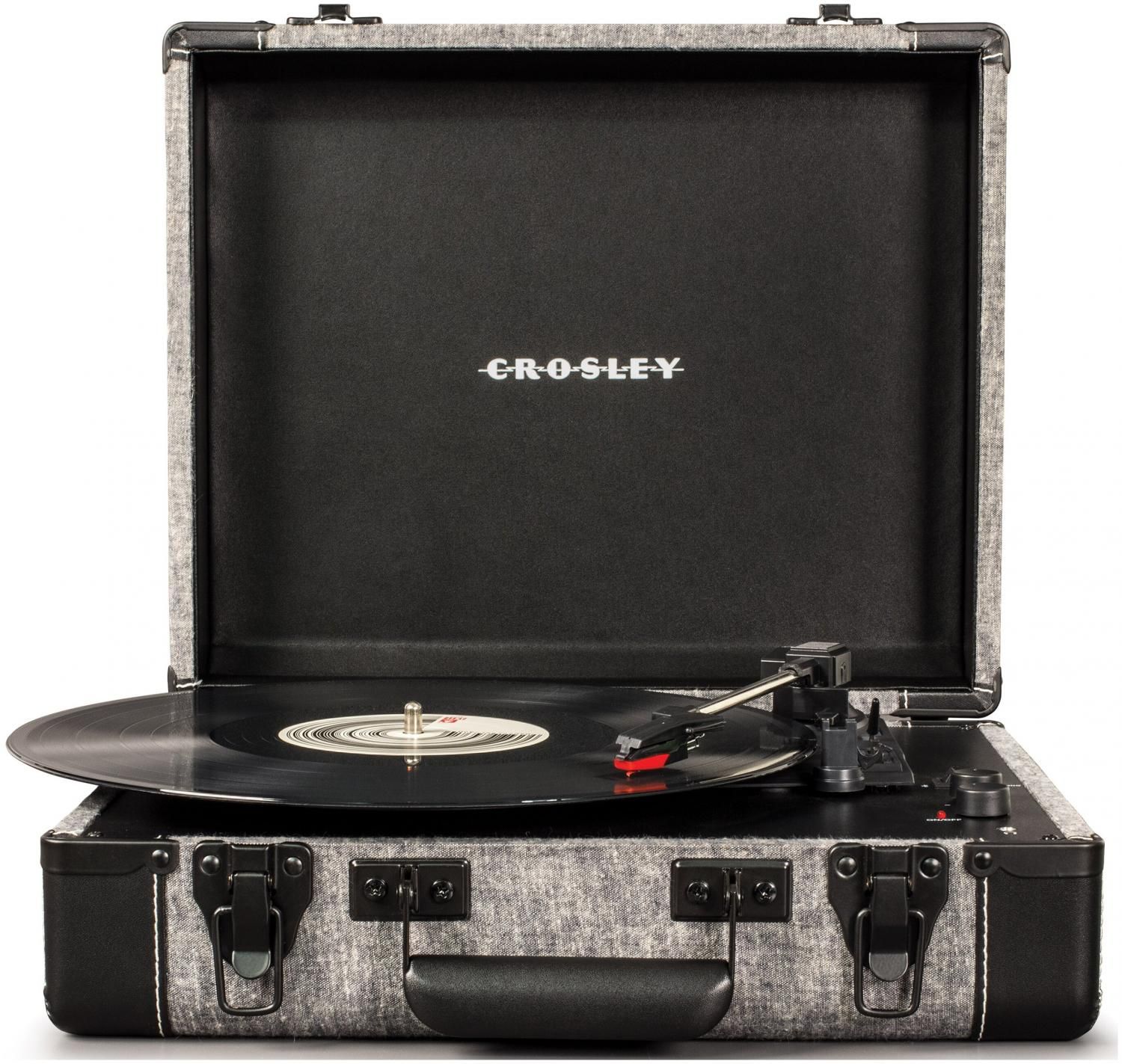 Виниловый проигрыватель CROSLEY EXECUTIVE PORTABLE портативный Smoke купить  в Москве, СПб, Новосибирске по низкой цене