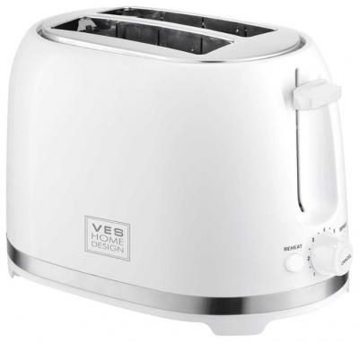 Тостер VES electric T-100-W, белый