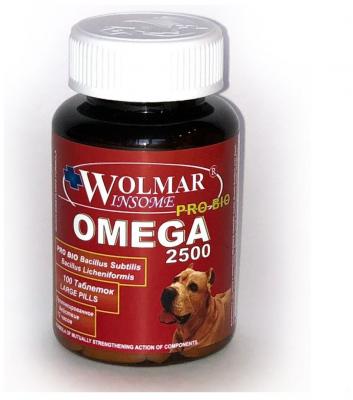 Wolmar Winsome Pro Bio Omega 2500 полифункциональный комплекс для собак 1200 таблеток