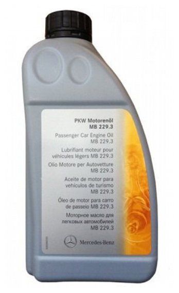 Моторное масло Mercedes-Benz MB 229.3 5W-40 1 л Моторное масло Mercedes-Benz MB 229.3 5W-40 1 л