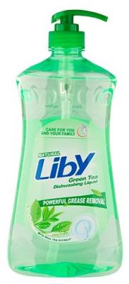 Liby Средство для мытья посуды Зелёный чай 1.1 л с дозатором