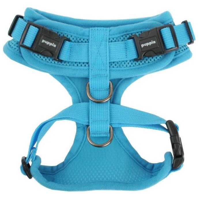 Шлейка Puppia RITEFIT XL, обхват шеи 36-40 см, sky blue Шлейка Puppia RITEFIT XL, обхват шеи 36-40 см, sky blue