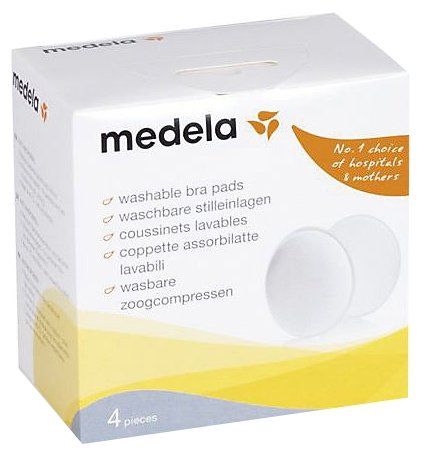 Medela Многоразовые прокладки для бюстгальтера 4 шт.