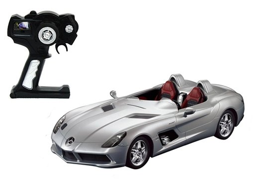 Легковой автомобиль Rastar Mercedes-Benz SLR (42400) 1:12 36 см серебристый Легковой автомобиль Rastar Mercedes-Benz SLR (42400) 1:12 36 см серебристый