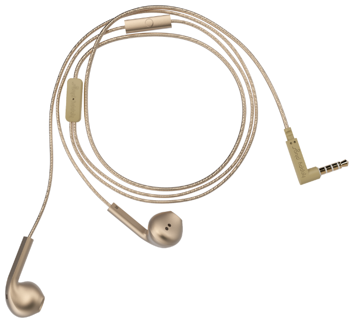 Наушники Happy Plugs Earbud Plus matte gold Наушники Happy Plugs Earbud Plus matte gold