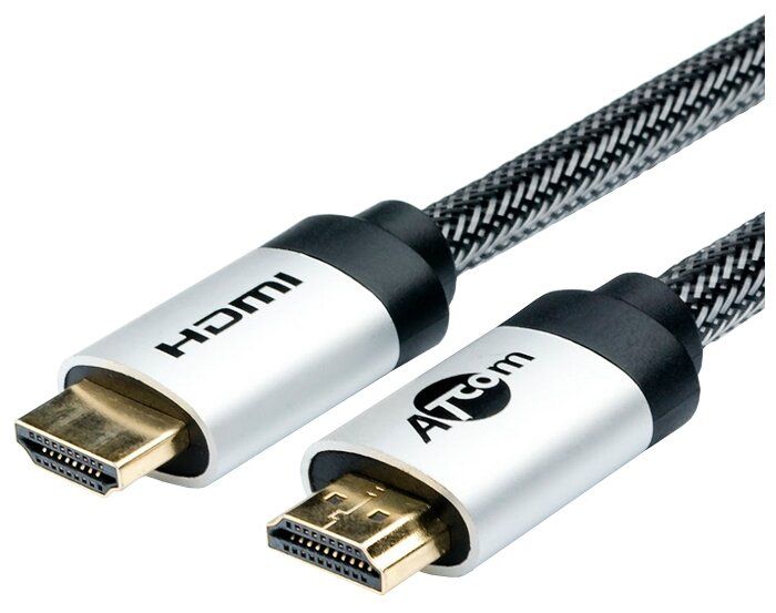 Кабель Atcom High speed HDMI - HDMI 10 м серебристый/черный