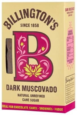 Сахар Billington's Dark Muscovado, картонная коробка 0.5 кг