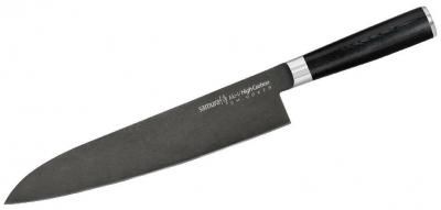 Нож кухонный Samura Mo-V Stonewash Гранд Шеф 24 см SM-0087B