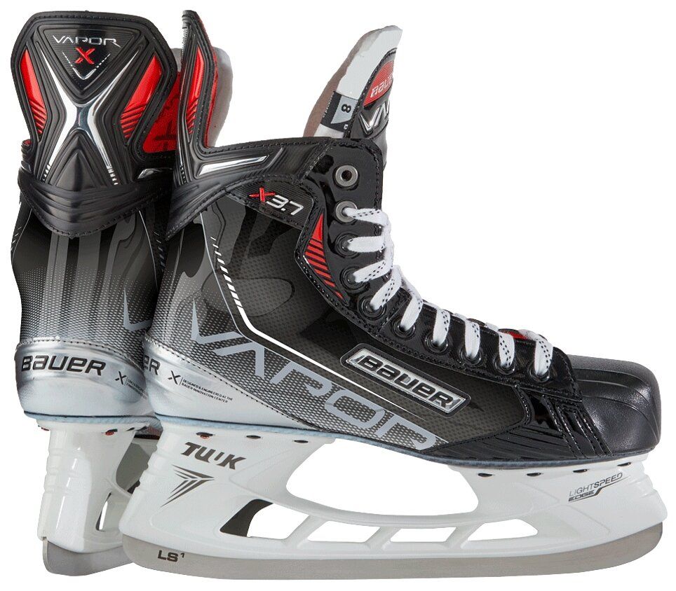 Хоккейные коньки BAUER Vapor X3.7 SR S21 взрослые(8,0 SR / EE/8,0) купить в  Москве, СПб, Новосибирске по низкой цене