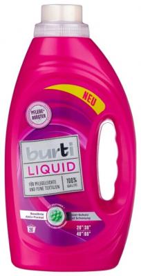 Жидкость Burti Liquid для цветного и тонкого белья, 1.45 л, бутылка