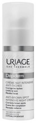 Uriage Depiderm Anti-Brown Spot Intensive Night Cream Интенсивный ночной крем для лица против пигментных пятен, 30 мл