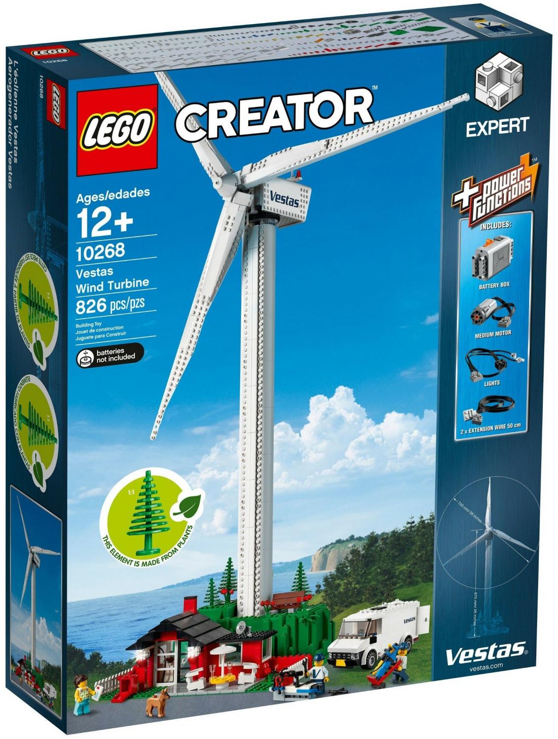 Конструктор LEGO Creator 10268 Ветряная турбина Vestas купить в Москве, СПб,  Новосибирске по низкой цене