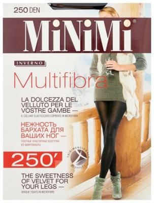 Колготки MiNiMi Multifibra 250 den, размер 3-M, nero (черный)