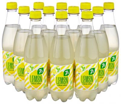 Лимонад 7UP Lemon Lemon, 0.5 л, 12 шт.