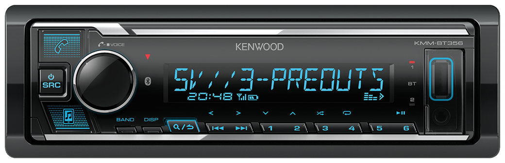 Автомагнитола Kenwood KMM-BT356 Автомагнитола Kenwood KMM-BT356