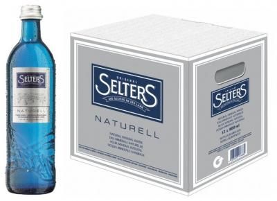 Минеральная вода Selters Naturell негазированная, стекло, 12 шт. по 0.8 л