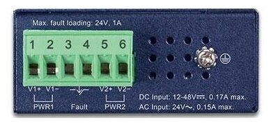 Planet IP30 Compact size 5-Port 10/100TX Fast Ethernet Switch (-40~75 degrees C)