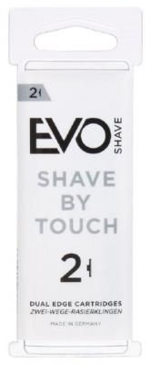Сменные кассеты EvoShave сталь, 2 шт.