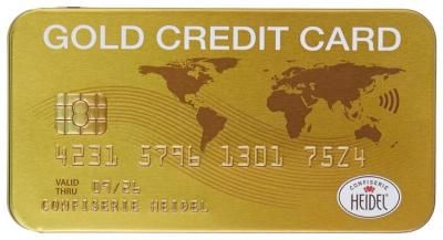 Шоколад Heidel молочный Golg Credit Card, 30 г