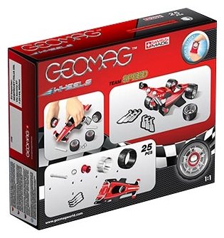 Магнитный конструктор GEOMAG WHEELS 710 Красная команда Скорость Магнитный конструктор GEOMAG WHEELS 710 Красная команда Скорость