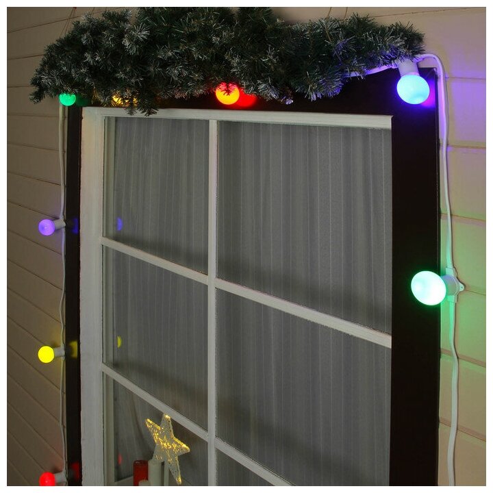Luazon Lighting Гирлянда "Белт-лайт" 100 м , IP65, белая нить каучук, шаг 50 см, E27, 220 В Luazon Lighting Гирлянда "Белт-лайт" 100 м , IP65, белая нить каучук, шаг 50 см, E27, 220 В
