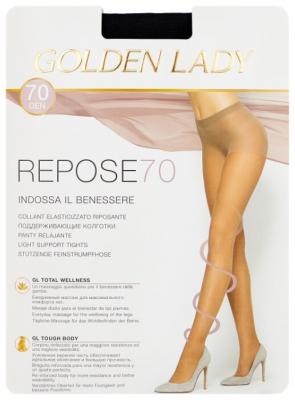 Колготки Golden Lady Repose 70 den, размер 4-L, nero (черный)