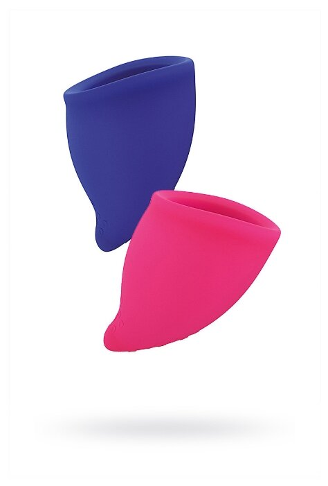 Fun Factory Менструальные чаши Fun Cup Explore Kit: size A & size B розовый/синий 2 шт. Fun Factory Менструальные чаши Fun Cup Explore Kit: size A & size B розовый/синий 2 шт.