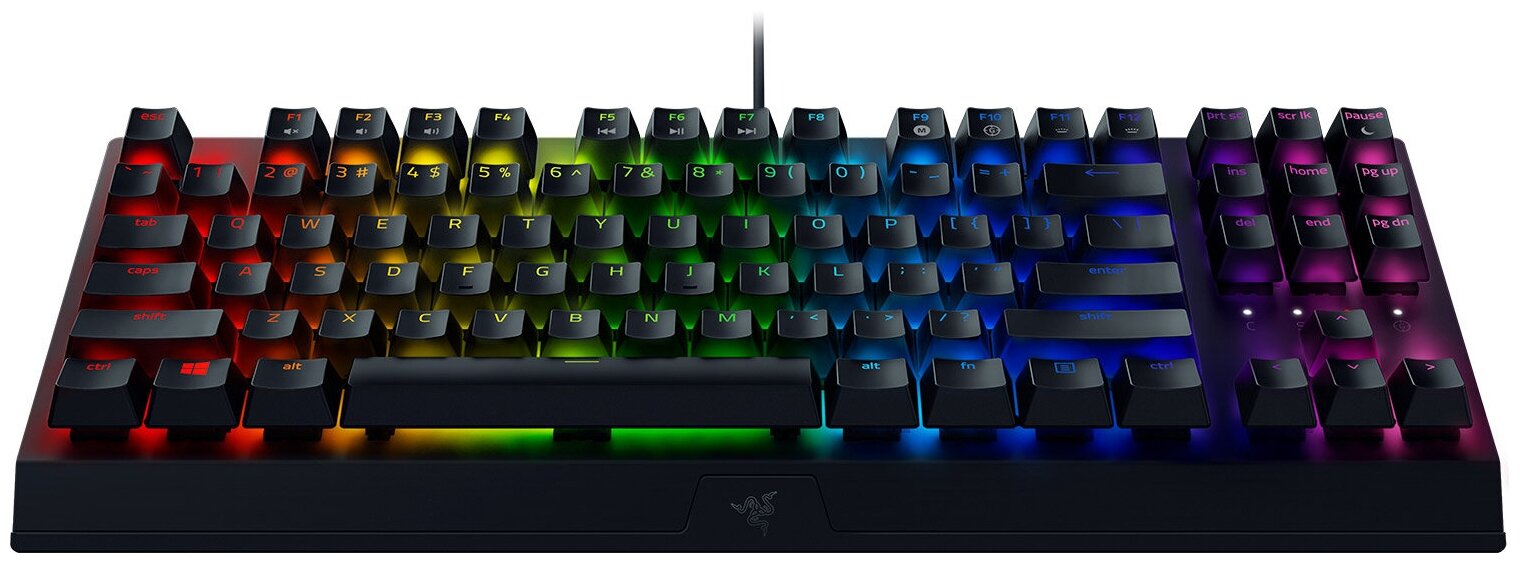 Игровая клавиатура Razer BlackWidow V3 Tenkeyless (Yellow Switch) купить в  Москве, СПб, Новосибирске по низкой цене