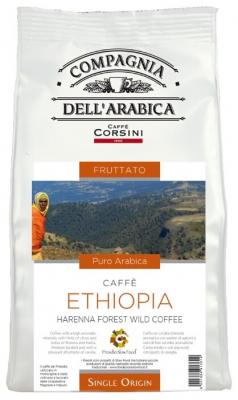 Кофе в зернах Compagnia Dell` Arabica Ethiopia Harenna Forest Wild Coffee, арабика, 500 г