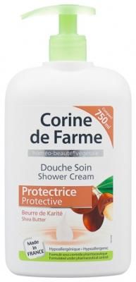 Гель для душа CORINE de FARME Защищающий с экстрактом карите, 750 мл