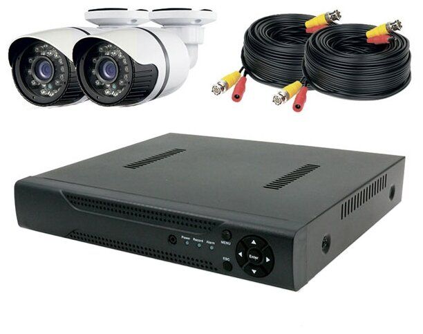 Комплект видеонаблюдения PS-Link KIT-C202HD 2 камеры