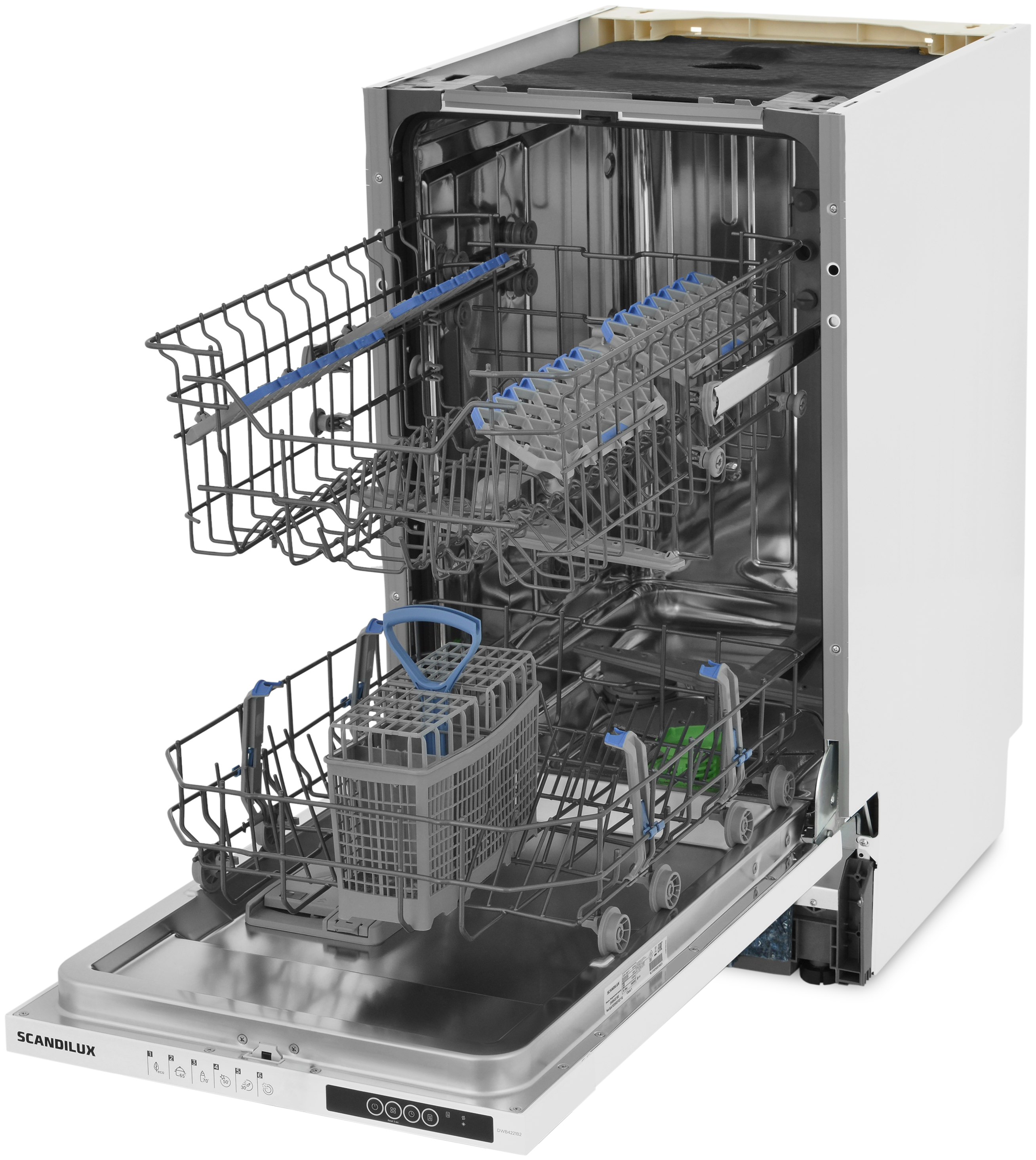 Встраиваемая посудомоечная машина SCANDILUX DWB 4221B2 купить в Москве,  СПб, Новосибирске по низкой цене