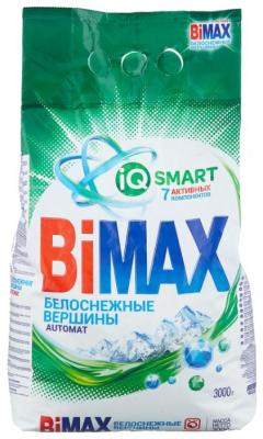 Стиральный порошок Bimax Белоснежные вершины Compact (автомат) 3 кг пластиковый пакет