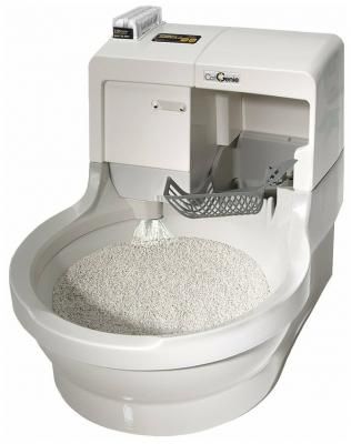 Туалет-лоток для кошек CatGenie 120 автоматический 60х50х55 см белый/серый