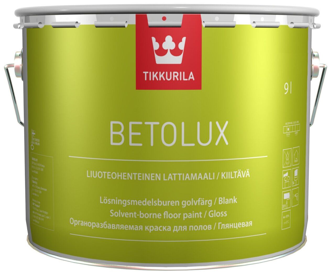 Краска paul. Tikkurila Betolux. Tikkurila Betolux краска 9 l.. Tikkurila Betolux 2101. Краска алкидно-уретановая.