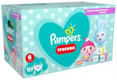 Pampers трусики Pants Малышарики 6 (15+ кг), 132 шт.