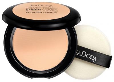 IsaDora Пудра компактная Velvet Touch Sheer Cover Compact Powder 42 Warm Vanilla