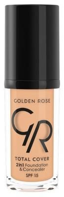 Golden Rose Тональный крем Total Cover 2in1 Foundation &amp; Concealer, 30 мл, оттенок: 07-Naturel