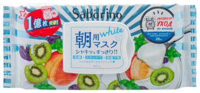 BCL Экспресс - маска успокаивающая Saborino Morning mask, 273 мл, 28 шт.