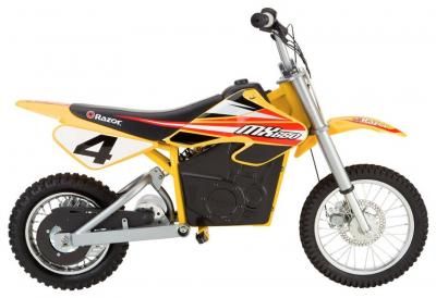 Razor Мотоцикл MX650, желтый