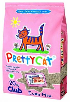 Комкующийся наполнитель PrettyCat Euro Mix 20 кг