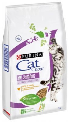 Корм для кошек CAT CHOW для вывода шерсти 7 кг
