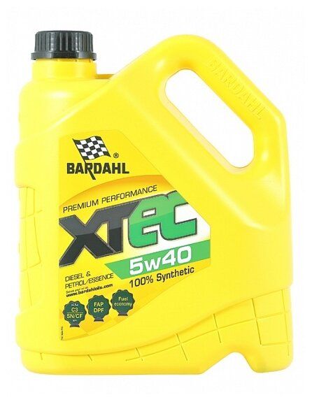 Моторное масло Bardahl XTEC 5W-40 4 л Моторное масло Bardahl XTEC 5W-40 4 л