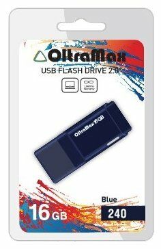 Флешка OltraMax 240 16GB blue