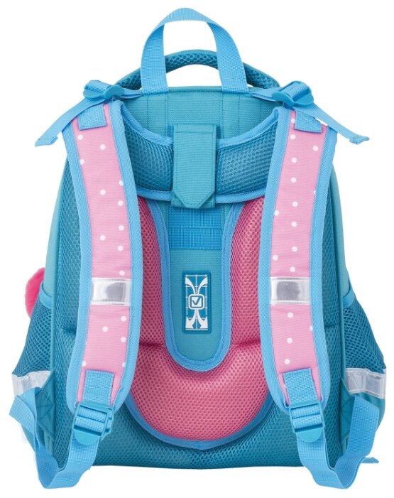 BRAUBERG Ранец Premium Flamingo (228785), голубой