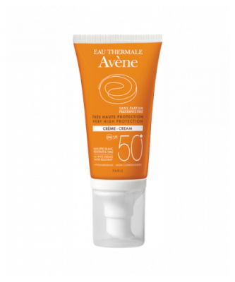 AVENE Крем солнцезащитный без отдушек SPF 50 50 мл