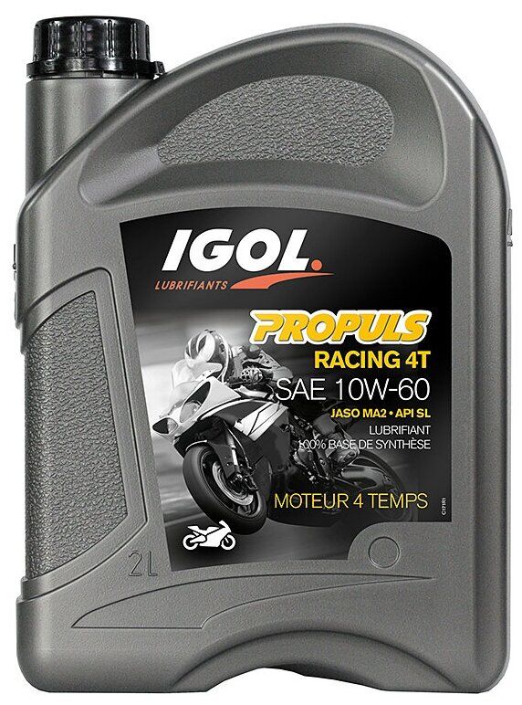 Синтетическое моторное масло IGOL Propuls Racing 4T 10W-60 2 л Синтетическое моторное масло IGOL Propuls Racing 4T 10W-60 2 л
